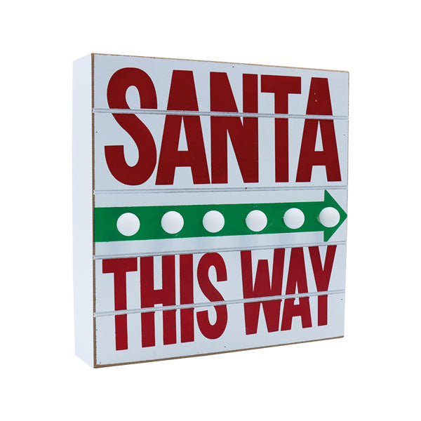 Adorno letrero navideño colgante C900-00169-20