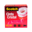 Cinta adhesiva cristal 19mmx20m Scotch