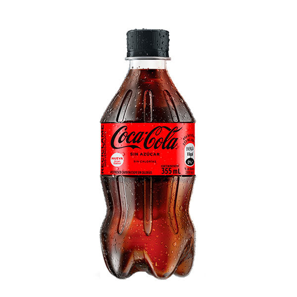 Coca Cola sin Azúcar 355ml.