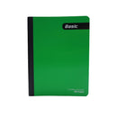 Cuaderno cosido 100 hojas color verde Basic.