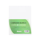 Cartulina blanca 180 gramos 50 unidades carta Basic.