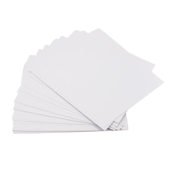 Cartulina blanca 180 gramos 50 unidades carta Basic.