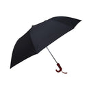 Paraguas negro automático 23"