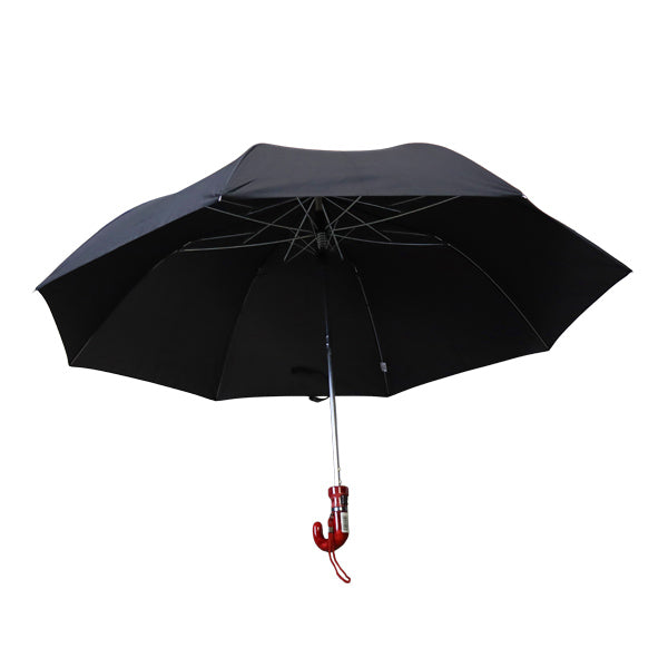 Paraguas negro automático 23"