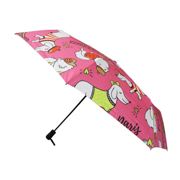 Sombrilla estampada mini golf automática