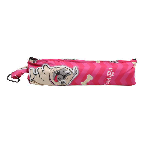 Sombrilla estampada con estuche 27"