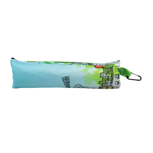 Sombrilla estampada con estuche 27"