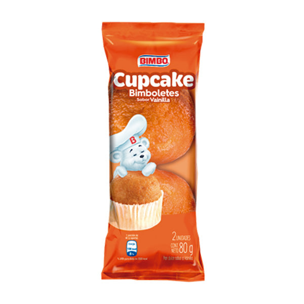 Cup cake vainilla 80g Bimbo