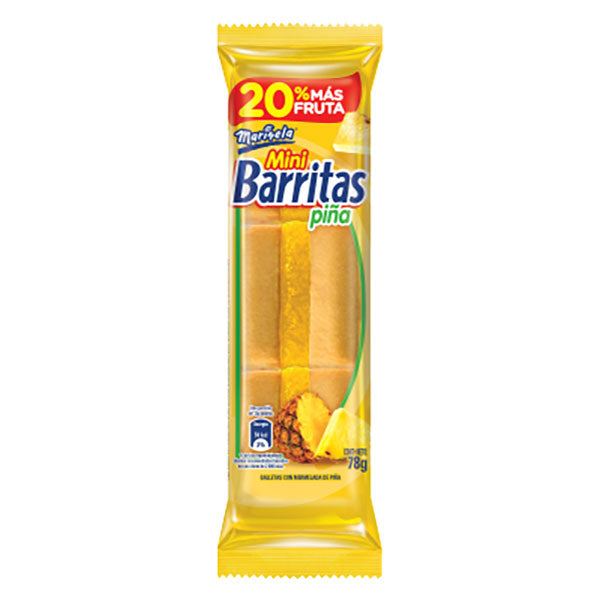 Mini barritas piña 104g