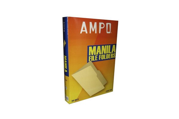 Folder manila oficio caja 100 unidades.
