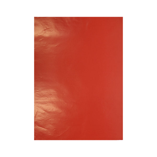 Papel satinado rojo en pliego de 19x25", marca AMP