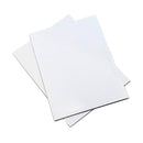 Cartón presentación 50x76 centímetros blanco