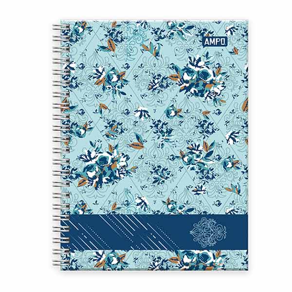 Cuaderno resorte tapa dura 100 hojas Betsy Ampo