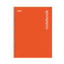 Cuaderno Notebook tapa dura carta naranja 100 hojas Ampo.
