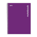 Cuaderno Notebook tapa dura carta morado 100 hojas Ampo.
