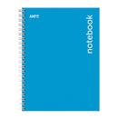 Cuaderno Notebook tapa dura carta celeste 100 hojas Ampo.