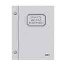 Libro de actas removibles 200 folios Ampo