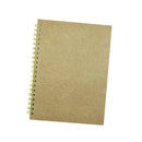 Cuaderno tapa dura 100 hojas carta reciclado Kraft Ampo.