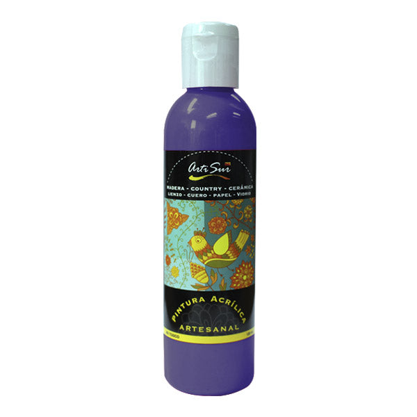 Pintura artesanal morado 120ml