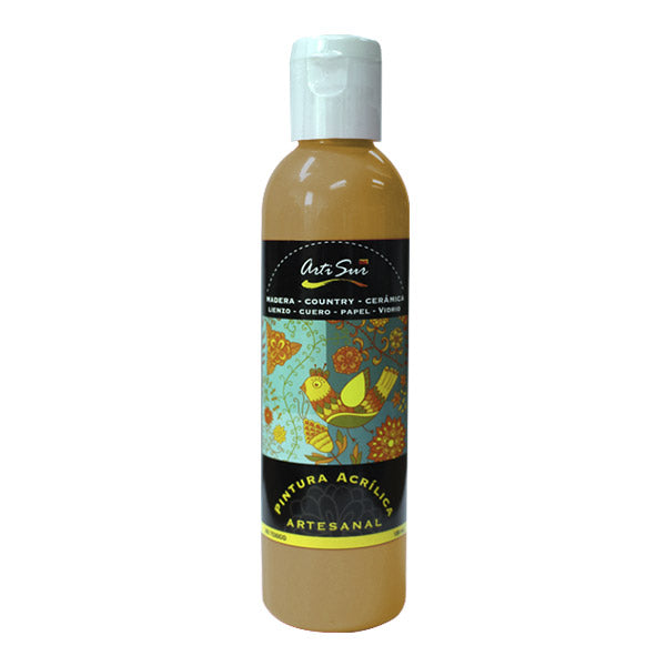 Pintura artesanal ocre 120ml