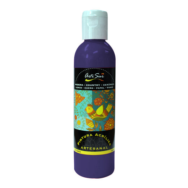 Pintura artesanal violeta 120ml