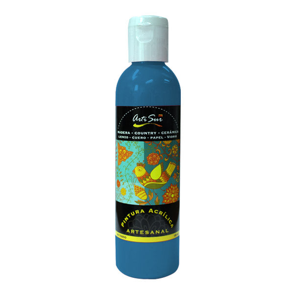 Pintura artesanal turquesa 120ml