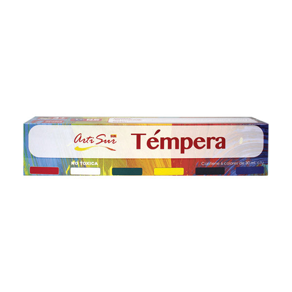 Tempera 30ml 6uds.