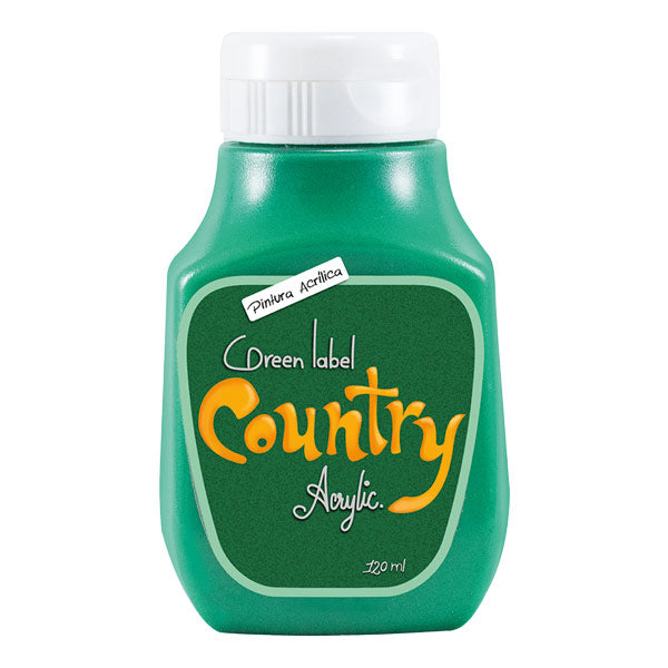 Acrílica verde festivo 120 ml 121 Country