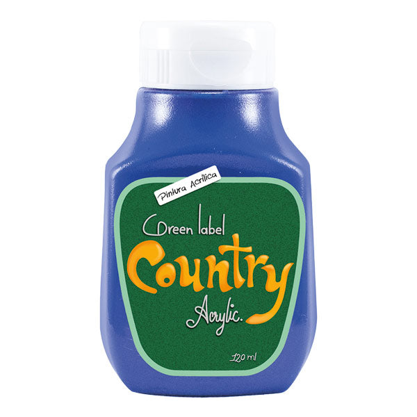Acrílica azul basico 120 ml 126 Country