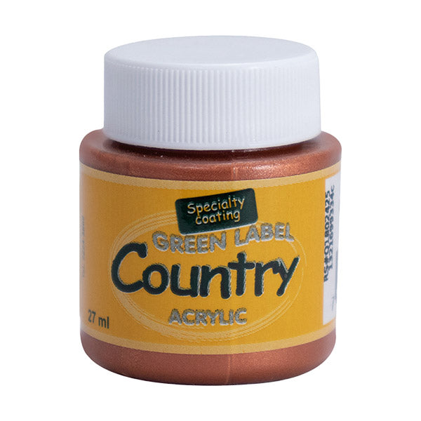 Pintura acrílica rojo metalico 27 ml 206 Country