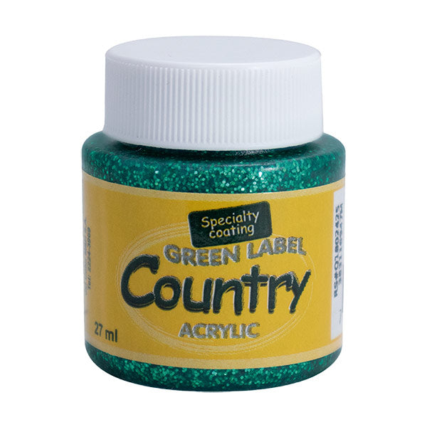 Pintura acrílica escarchado verde 27ml 324 Country