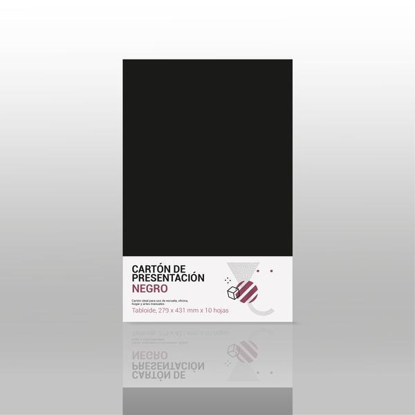 cartón 11x17"  negro 10u 361204c1