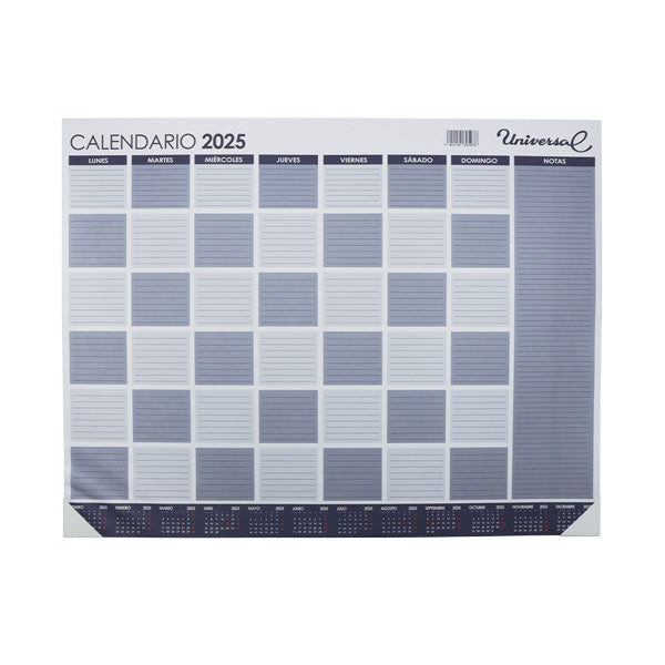 Calendario 2025 para escritorio