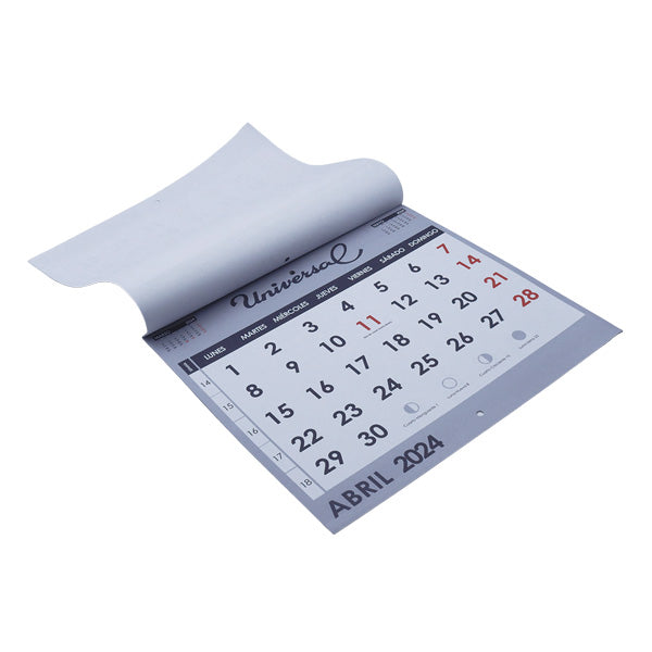 Calendario 2026 para pared