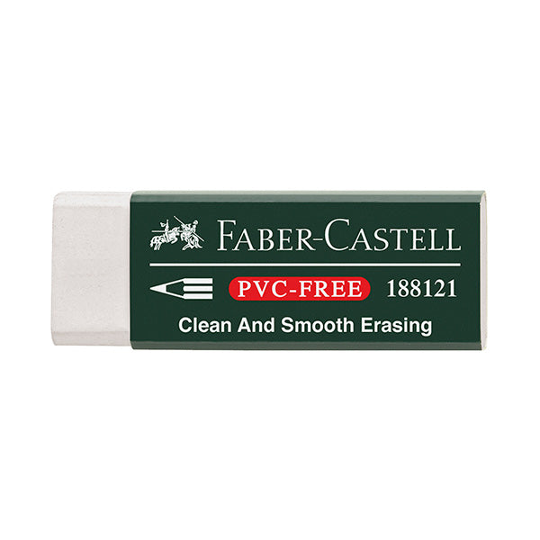 Borrador 4x3 blanco Faber Castell.