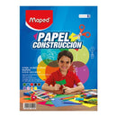 Papel construcción 36 hojas 9X12"