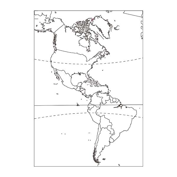 MAPA MUDO AMERICA