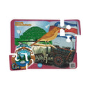 Juego didáctico 12 piezas Símbolos Nacionales.