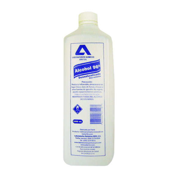 Alcohol 96° en galón 3.75L