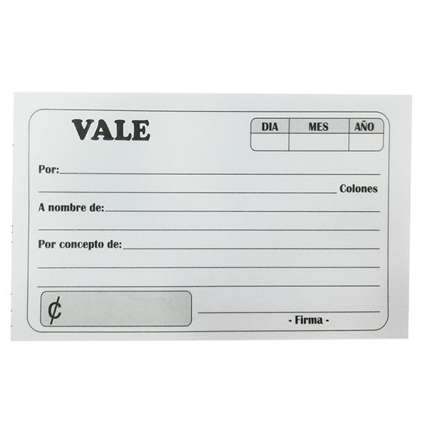 Block de vales Búho