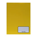 Cuaderno cosido 150 hojas pasta dura color amarill