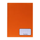 Cuaderno cosido 150 hojas pasta dura color naranja