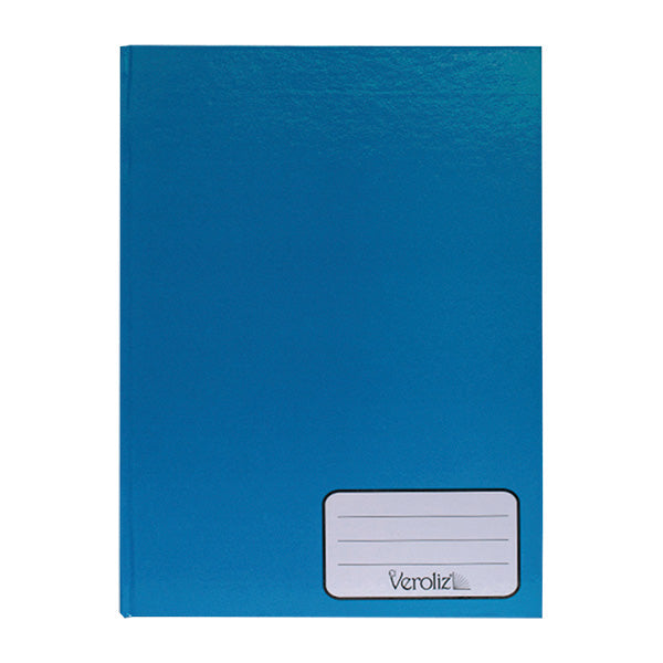 Cuaderno cosido 150 hojas pasta dura color celeste