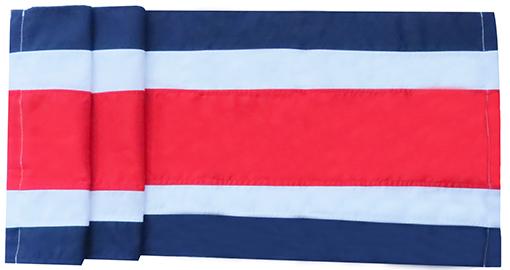 Bandera de tela Costa Rica 147x37cm.