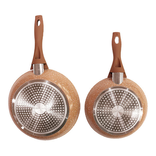 Set 2 sartenes de mármol Oxford