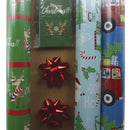 Set de rollos de papel navideño