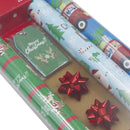 Set de rollos de papel navideño