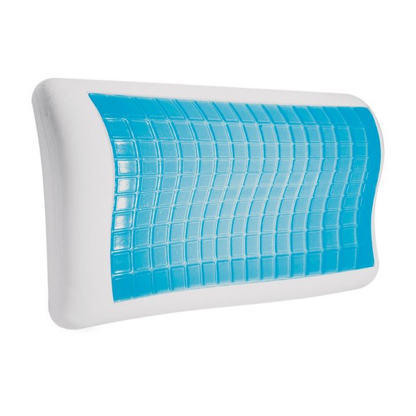 Almohada de gel memory foam contour