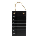 Pizarra días de la semana