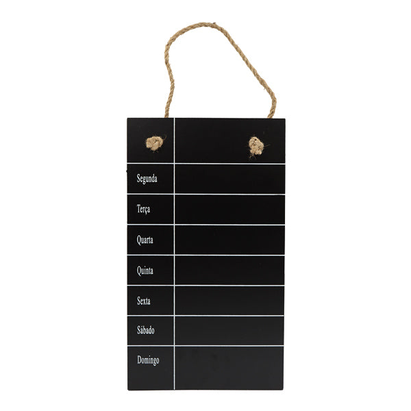 Pizarra días de la semana